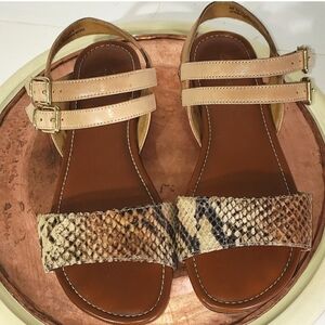 Clarks Artisan Leather Sandals Size 8.5 Women's